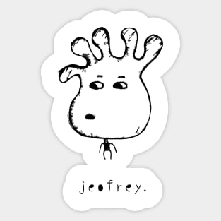 jeofrey. Sticker